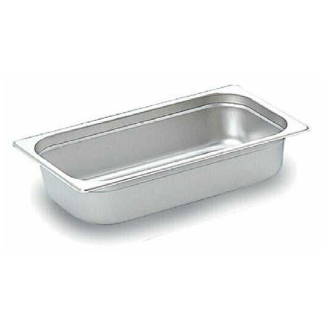 Omcan 80268 (80268) Steam Table Pan 1/3 Size 6-7/8" X 12-3/4" X 4" Deep