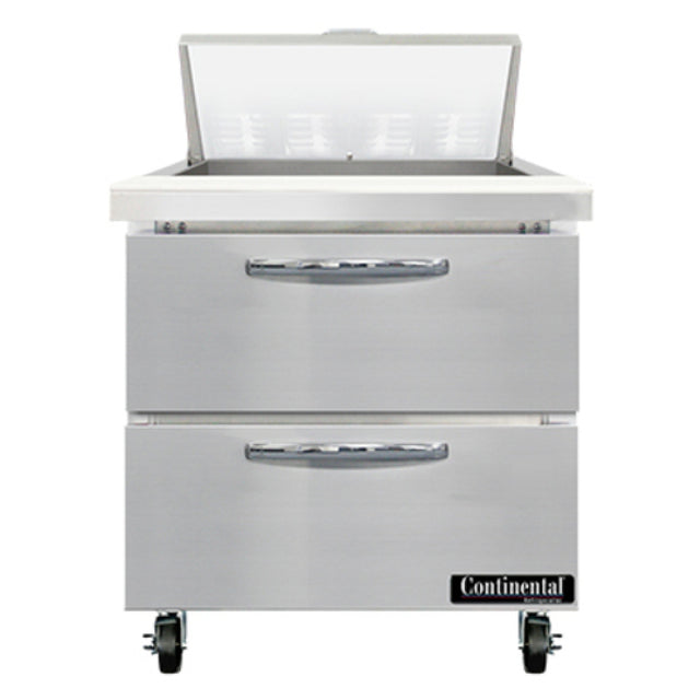 Continental Refrigerator SW32N8-D Sandwich Unit 32"W 9.0 Cu Ft Capacity