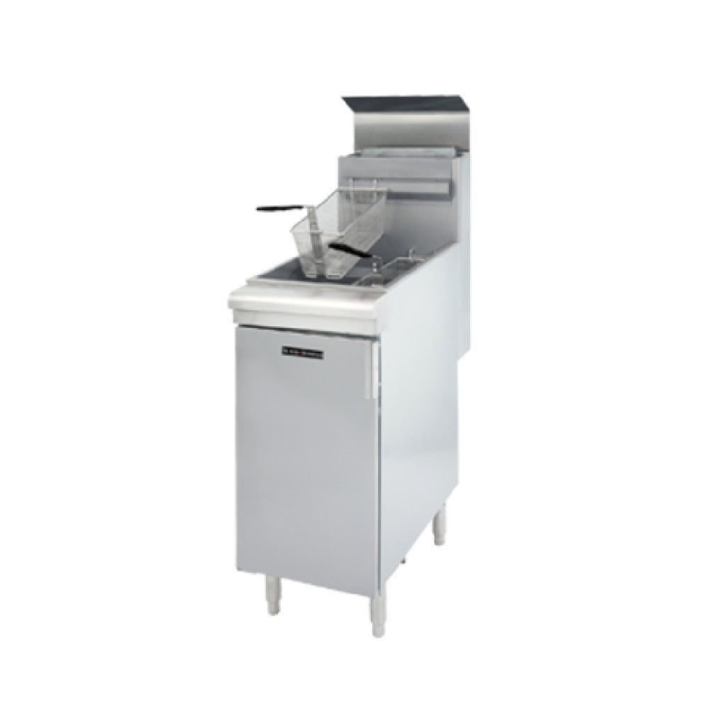 Admiral Craft BDGF-90/LPG Black Diamond Fryer Floor Standing LP Gas