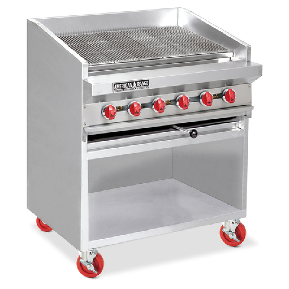 American Range ADJF-30 - Charbroiler, Gas, Floor Model