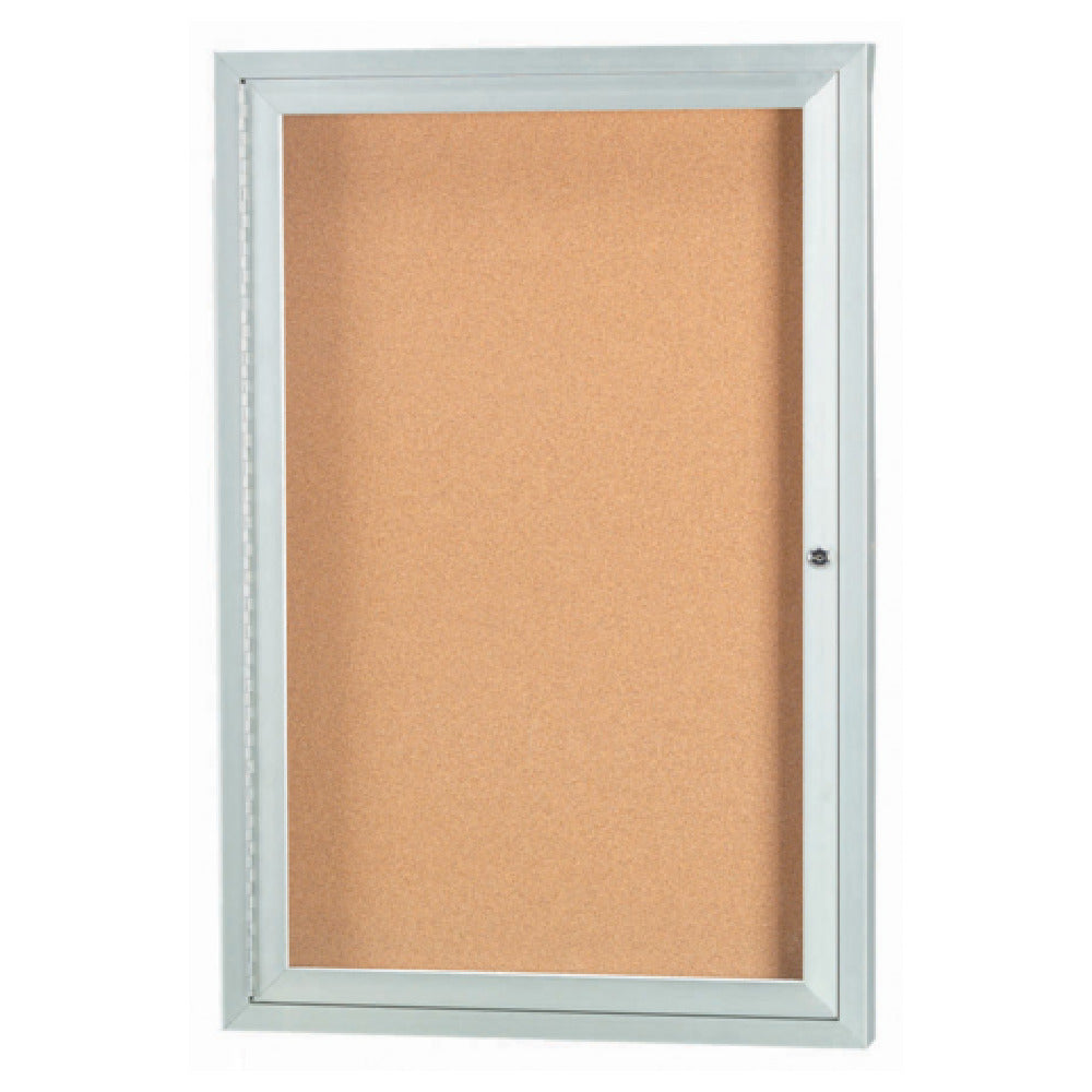 Aarco DCC3624R Aluminum Bulletin Board 24"W X 36"H Enclosed