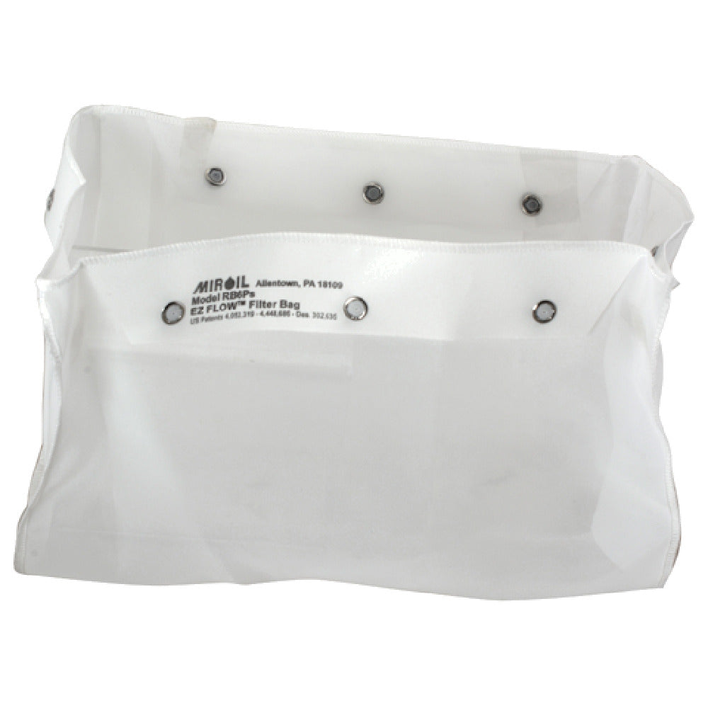 Franklin Machine Products 133-1804 Reusable Fry Oil Filter White Nylon Mesh With Metal Snaps