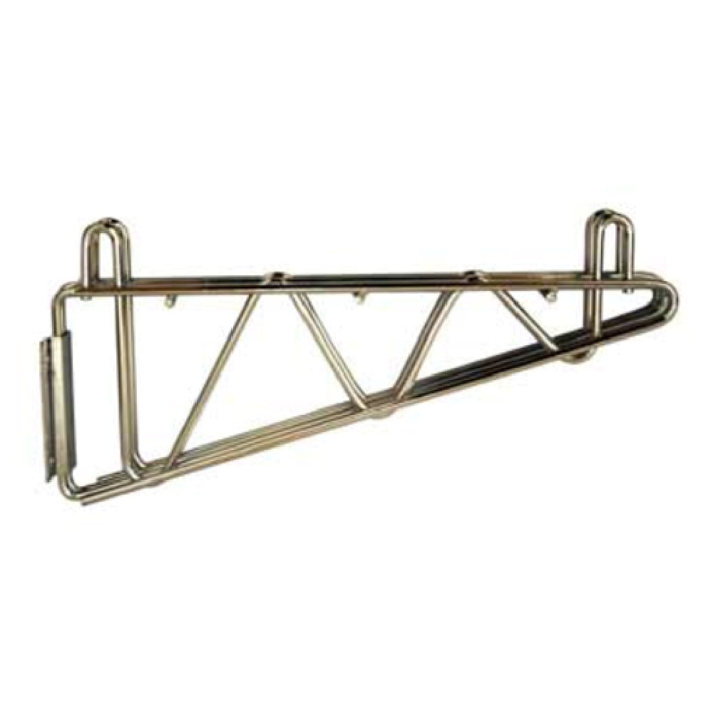Serv-Ware SLDWMB18-CWP - Serv-Ware - Wire Shelving - 18 Silver Epoxy Double Wall Bracket