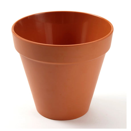 American Metalcraft MELPOT24 Terra Cotta Pot 28 Oz. 5-1/4" Dia. X 4-3/4"H