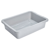 Rubbermaid FG334900GRAY - Bus/Utility Box, 4-5/8 Gallon, 20"L X 15"W X 5"H