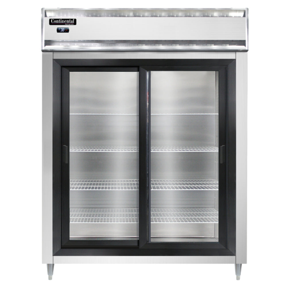 Continental Refrigerator D2RENSGD Designer Line Wide Refrigerator Reach-in 57"W