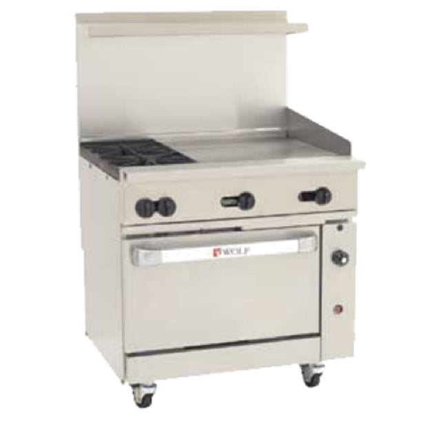 Wolf C36C-2B24G_LP Challenger XL™ Restaurant Range Gas 36"