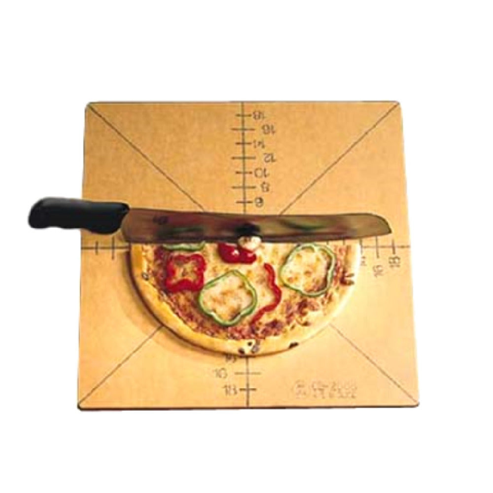 American Metalcraft MPCUT4 Pizza Slice Cutting Board And Guide 20" X 20" X 1/4"