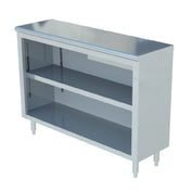 Sapphire Manufacturing SMDC-1560 Enclosed Base Dish Cabinet Open Front 60"W X 15"D X 36"H Overall Size