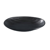 Yanco BP-2109 Black Pearl Plate 9-1/2"L X 5-1/2"W Oval