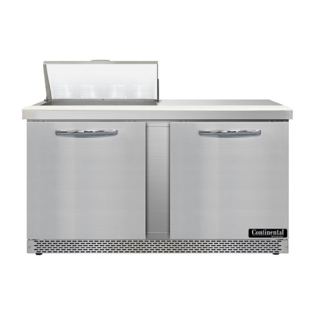 Continental Refrigerator D60N8-FB Designer Line Sandwich Unit Front Breather 60"W