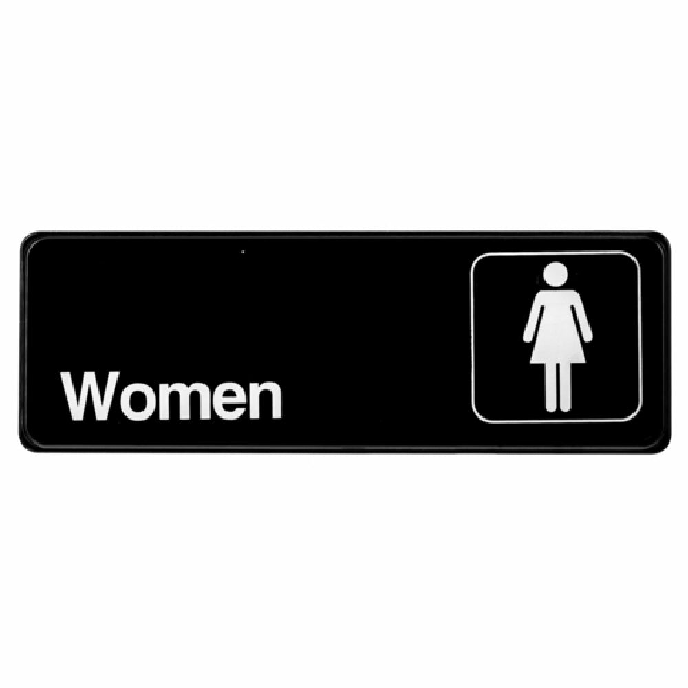 Alpine Industries ALPSGN-19 Sign 9" X 3" "Women"