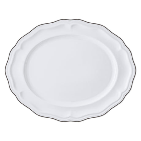 Steelite 62568FP817 Oval Platter 13.0" X 10.5" X 1.0" Adelina