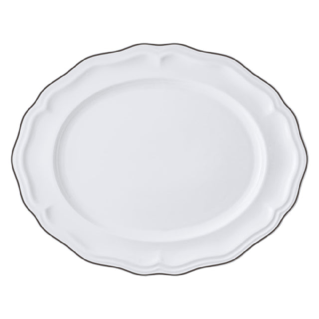 Steelite 62568FP817 Oval Platter 13.0" X 10.5" X 1.0" Adelina