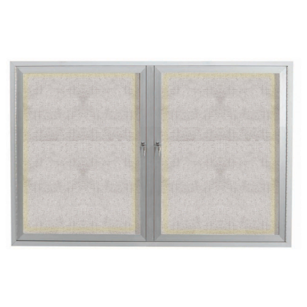 Aarco ODCC4872RI Aluminum Bulletin Board 72"W X 48"H Enclosed