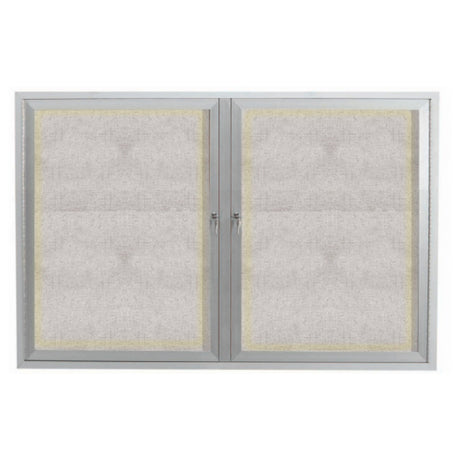 Aarco ODCC4872RI Aluminum Bulletin Board 72"W X 48"H Enclosed