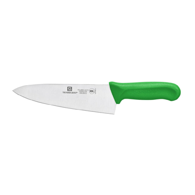 Thunder Group SLKF409GR Chef's Knife 8" Blade Green Polypropylene Handles