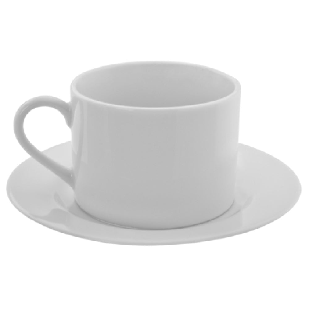 10 Strawberry St ZW-9 - Can Cup & Saucer Set, 8 Oz., Microwave/dishwasher Safe