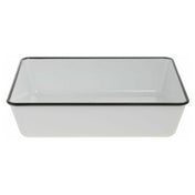 Hubert 64931 - Bowl, 12-3/4"L X 10-1/2"W X 3-1/8"H, Rectangular