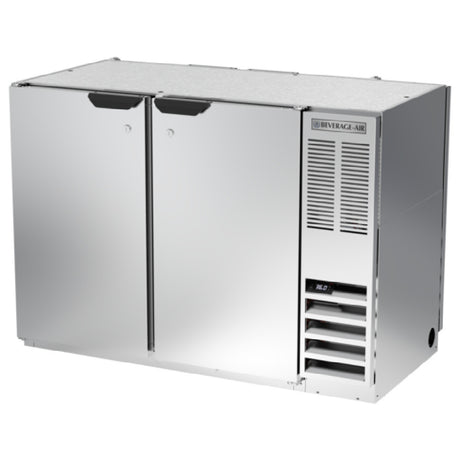 Beverage Air BB48HC-1-F-PT-S Refrigerated Pass-Thru Back Bar Open Food Rated Refrigerator