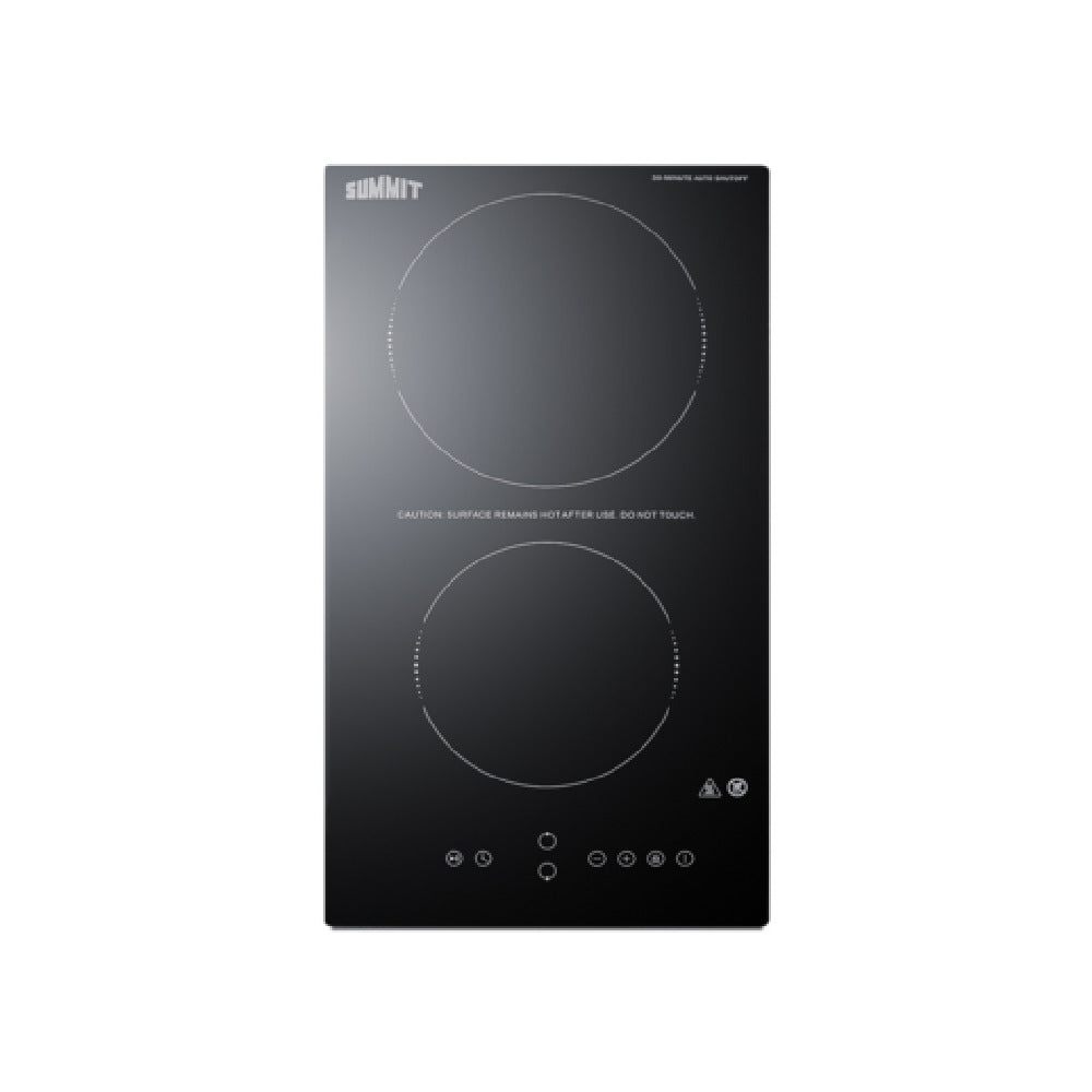 Summit CRH2BT30230 Radiant Cooktop Electric (1) 1200W 5.5" Element