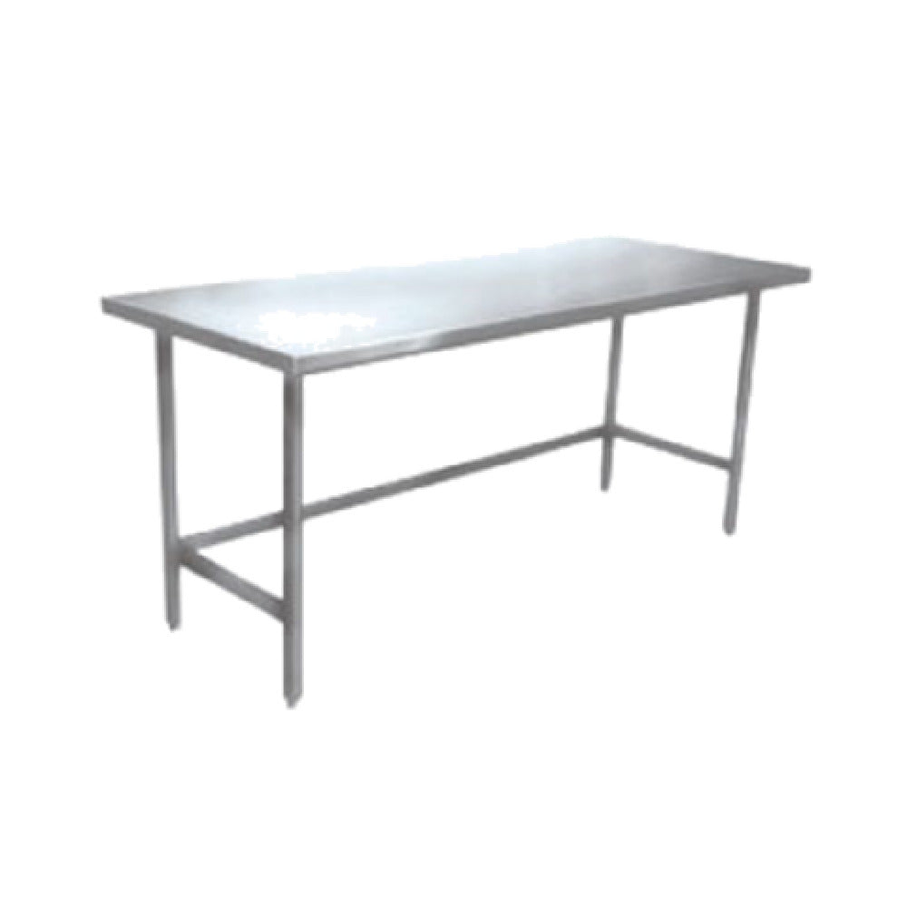 Winholt DTR-3084-14 - Work Table, 84"W X 30"D X 34"H, 14/304 Stainless Steel Top