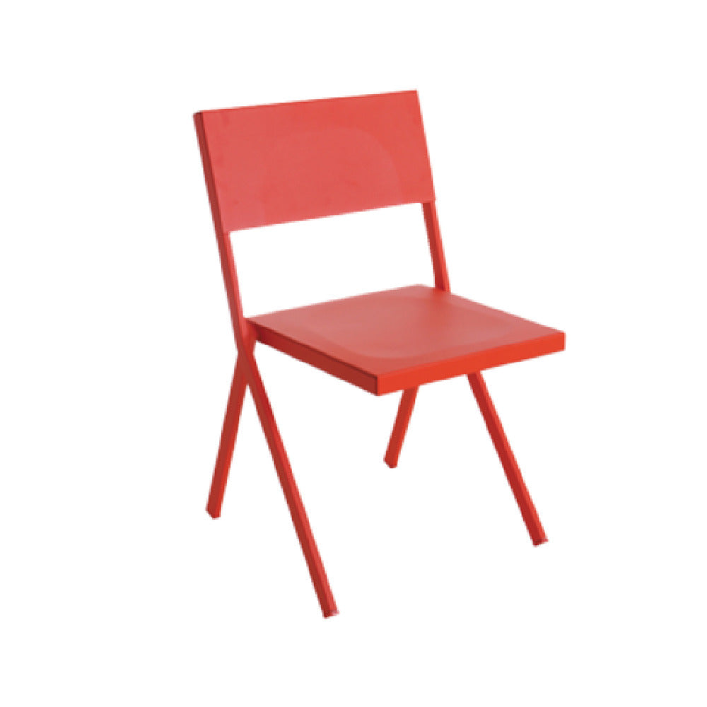 Emuamericas Llc E410 Mia Stacking Side Chair Outdoor/indoor Aluminum Seat And Back