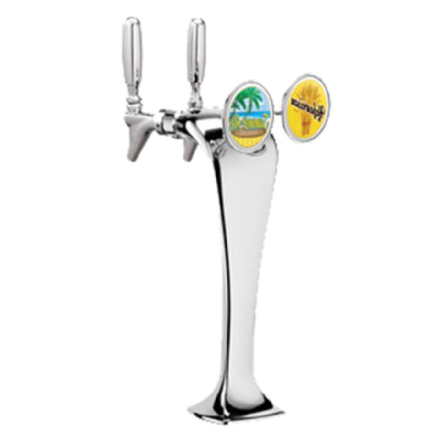 Micro Matic MM1092K-M Cobra™ Draft Beer Tower Countertop 4-1/4"W X 15-1/8"H (height Less Medallions)