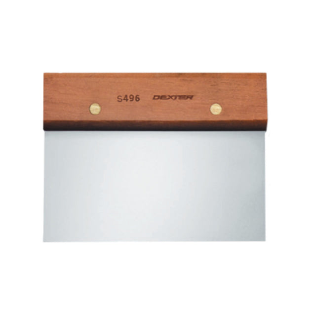 Dexter Russell 19790 Traditional™ (S496PCP) Dough Cutter/Scraper 6" X 3" Stainless Steel Blade