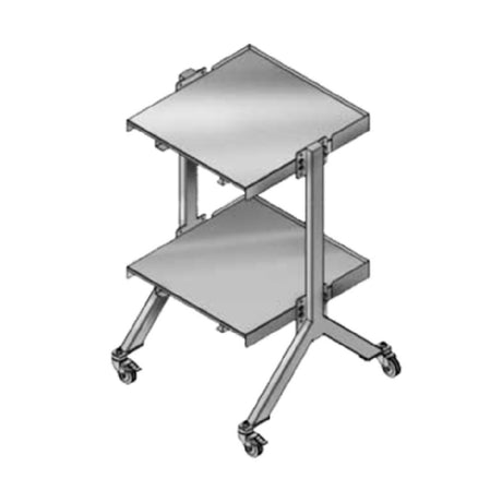 Merrychef STACK-48 Double Oven Cart 48" Height (2) Shelf Construction