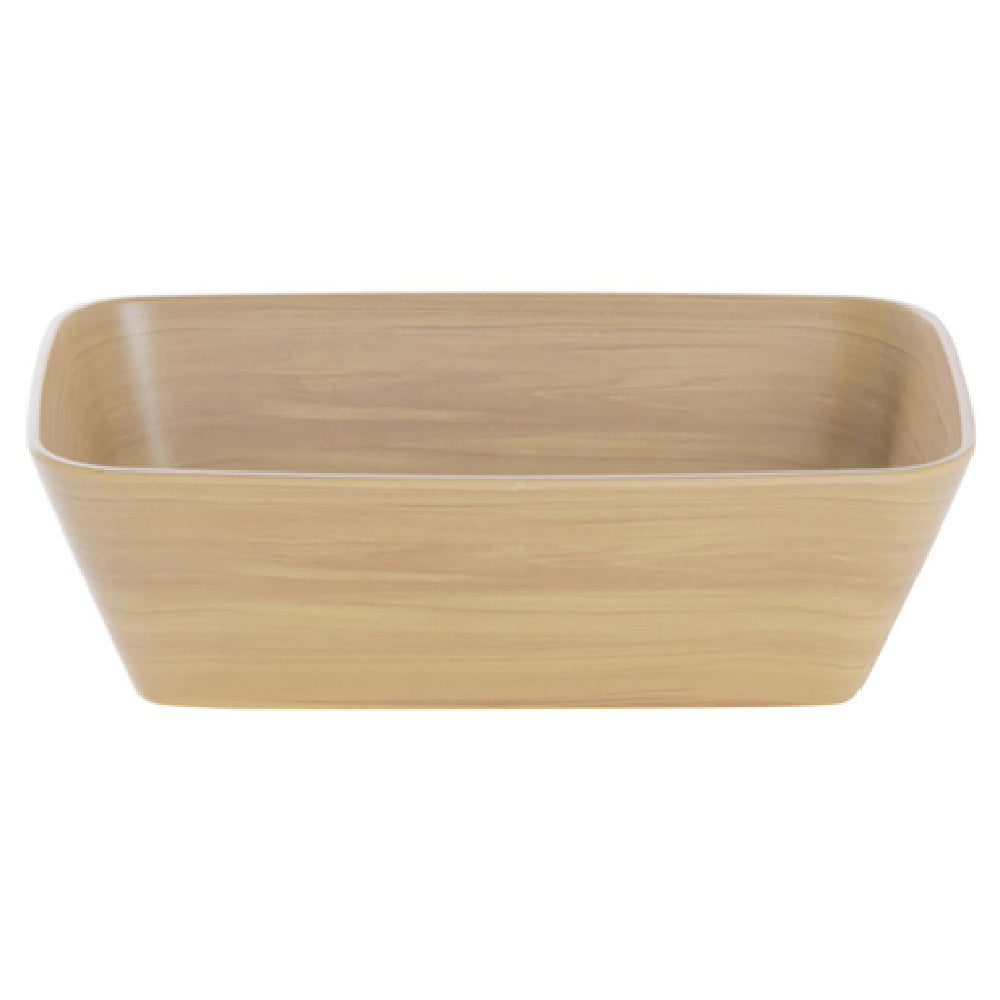 Hubert 56012 - Soft Square Bowl, 120 Oz., 10-1/2" X 6-1/2" X 3-1/8"H