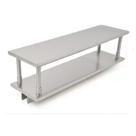 Eagle PTS-2448-2 Eagle Pass-Thru Shelf With Overshelf 48"W X 24"D Shelf And Overshelf Feature Rolled Edge On Front And Back