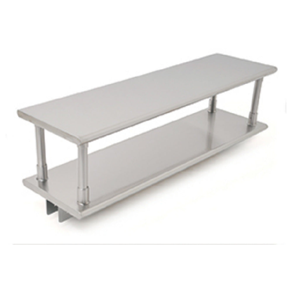 Eagle PTS-1824-2 Eagle Pass-Thru Shelf With Overshelf 24"W X 18"D Shelf And Overshelf Feature Rolled Edge On Front And Back