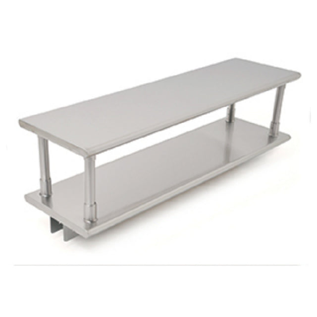 Eagle PTS-24108-2 Eagle Pass-Thru Shelf With Overshelf 108"W X 24"D Shelf And Overshelf Feature Rolled Edge On Front And Back