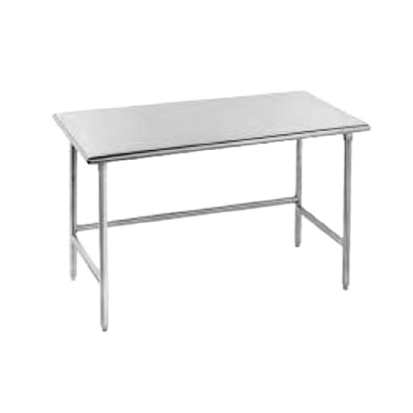 Advance Tabco TGLG-4810 Work Table 120"W X 48"D 14 Gauge 304 Stainless Steel Top