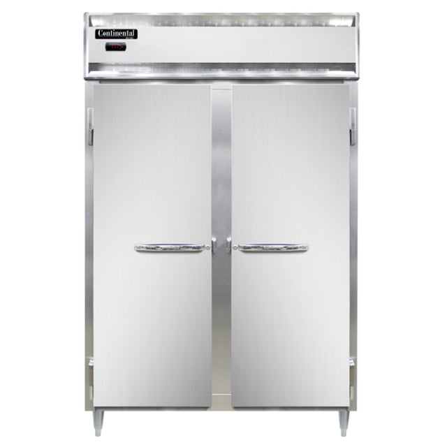 Continental Refrigerator DL2W Designer Line Heated Cabinet Reach-in Two-section