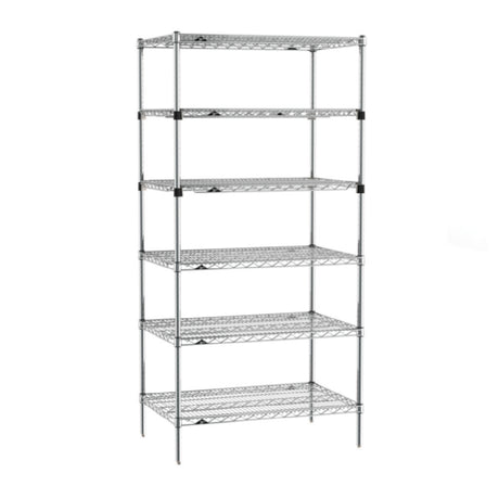 Metro SEZ-243674C-S-42 Super Erecta® Starter Shelving Unit 36"W X 24"D X 74"H