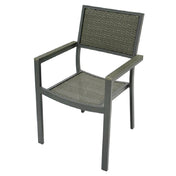 Plantation Prestige Commercial Furniture 8761100-0455 Durango Dining Arm Chair Stackable Designed For Outdoor/indoor Use