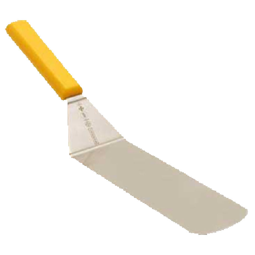 Franklin Machine Products 137-1166 Turner 8" X 3" Stainless Steel Blade Yellow Plastic Handle