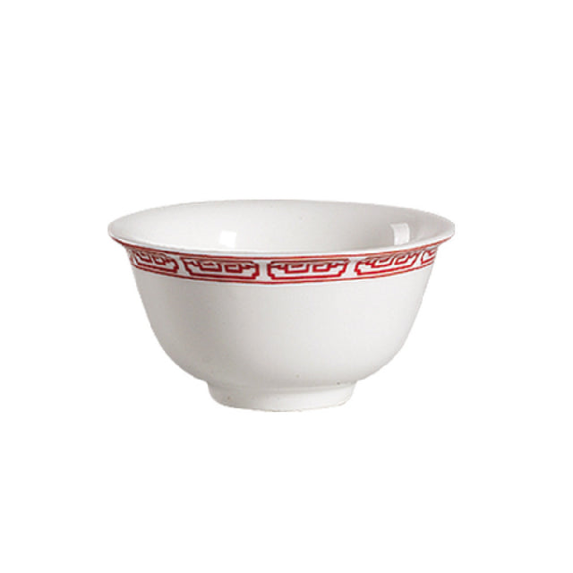 CAC China 105-63 Red Gate Rice Bowl 6 Oz. 3-3/4" Dia. X 1-7/8"H