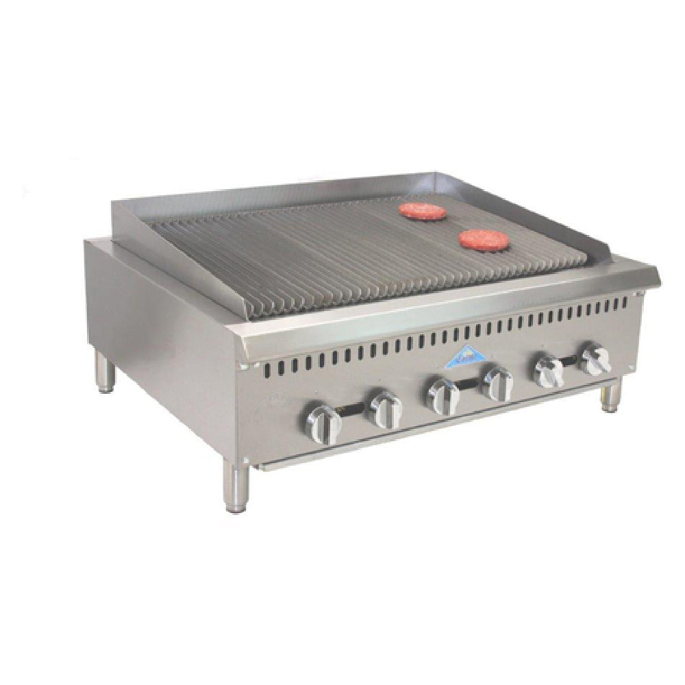 Comstock-Castle CCHLB36 Lava-Broiler Countertop Gas