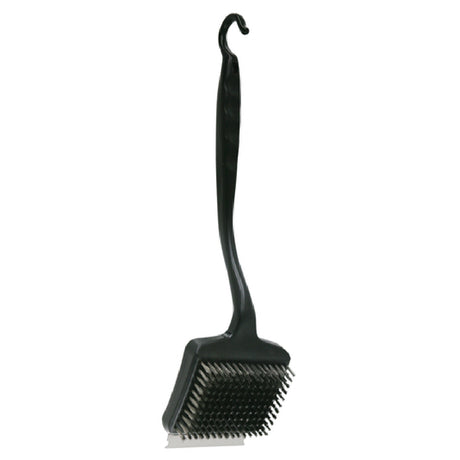 Chef Master 06394SSY Mr. Bar-B-Q® Whale Of A Brush™ Oversized Grill Brush Stainless Steel Bristles And Steel Scraper