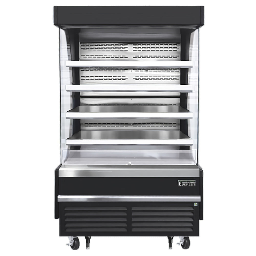 Everest Refrigeration EOMV-48-B-28-T Vertical Open Display Merchandiser 48"W X 28-3/8"D X 78"H