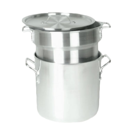 Thunder Group ALSKDB004 Double Boiler Set 3 Piece 20 Quart Boiler With Inset & Cover