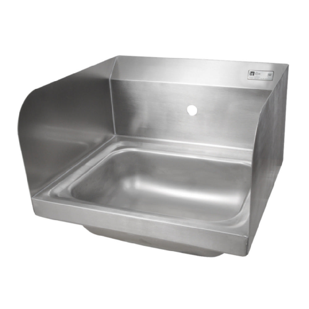 John Boos PBHS-W-1410-1-SSLR Pro-Bowl Hand Sink Wall Mount 14"W X 10" Front-to-back X 5" Deep Bowl