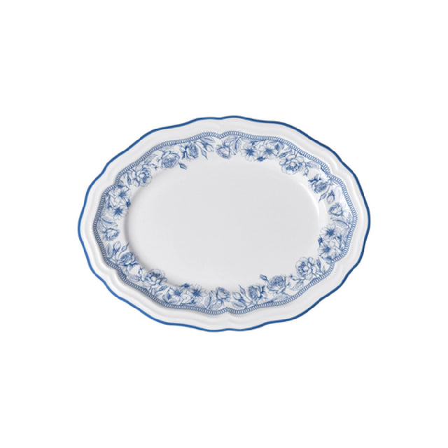 Steelite 62528FP818 Oval Platter 9.0" X 6.75" X 0.875" Adelina