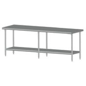 SPG 7SLS-24 - Universal Stainless Work Table, 84"W X 24"D, 16/300 Series Stainless Steel Top