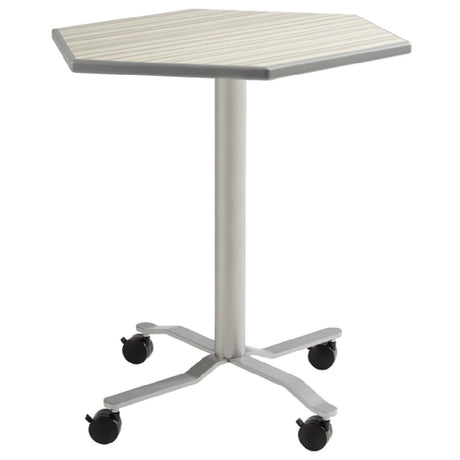 Forbes Industries REVFT36HXMXE-RD-C3 Snap™ Portable Table Hexagonal 36" Dia. X 30"H