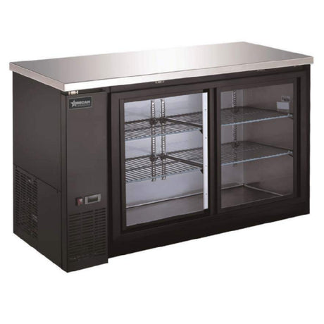 Omcan USA 51060 - (BB-CN-0016-GY) Refrigerated Back Bar Cooler, Reach-in, Two-section