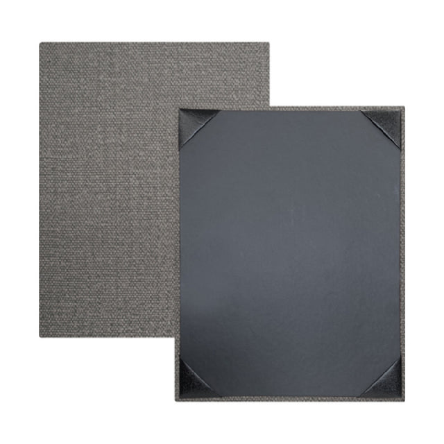 Risch MILAN-1V 8.5X11 Milan Hardback Simulated Woven Vinyl Menu Cover (specify Color)